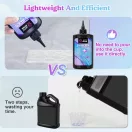 Let's Resin rășină UV - tip tare, 200 g, cu lampă UV și accesorii