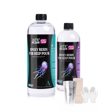   Let's Resin rășină epoxidică de turnare în strat gros - 1,5 litri, cu întărire lentă
