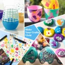 Let's Resin set de markere acrilice - 12 culori