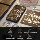 Let's Resin set de 6 markere cu efect metalic cromat - auriu și argintiu