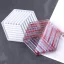 Matriță silicon suport hexagonal model grilaj