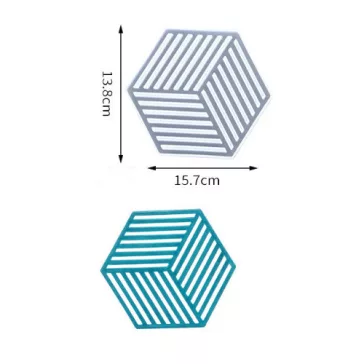 Matriță silicon suport hexagonal model grilaj