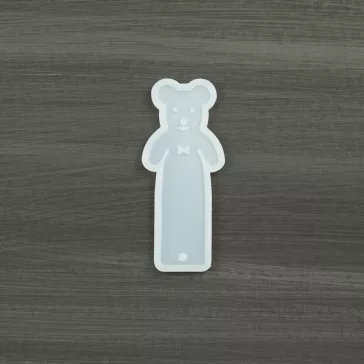 Matriță silicon semn de carte ursuleț scurt