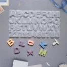 Formă din silicon pentru turnare - litere și cifre