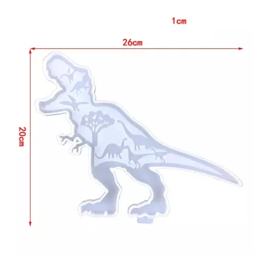 Matriță silicon T-Rex dinozaur 3D pentru rășină