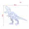 Matriță silicon T-Rex dinozaur 3D pentru rășină