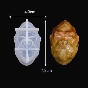 Matriță silicon 3D gorilă