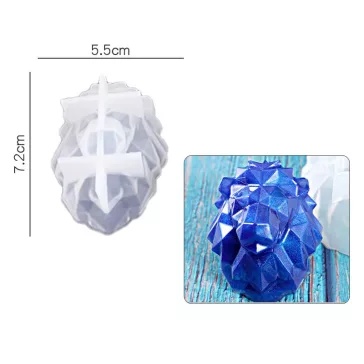 Matriță silicon 3D cap de leu