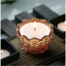 Matriță silicon suport lumânări decorat 2