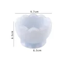 Matriță silicon suport lumânări decorat 2