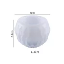 Matriță silicon suport lumânări decorat 3