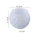 Matriță silicon suport lumânări decorat 4