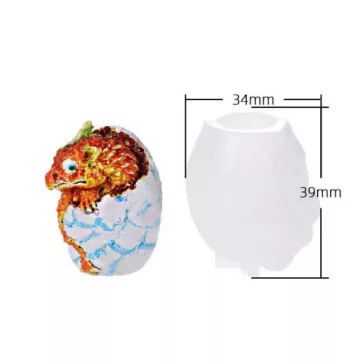 Matriță silicon 3D ou de dragon varianta 2