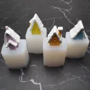 Matriță silicon 3D căsuță în zăpadă nr. 2