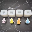Matriță silicon 3D căsuță în zăpadă nr. 3