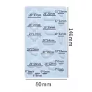 Matriță silicon pentru cercei geometrici nr. 2