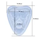 Matriță silicon suport lumânare bol cu fluturi