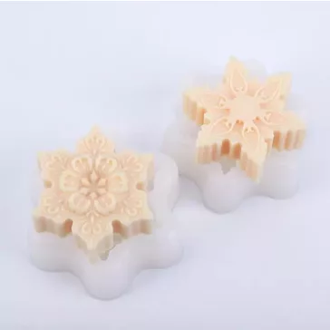 Matriță silicon 3D fulg de nea nr. 2