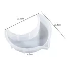 Matriță silicon bloc lună pentru rășină epoxidică