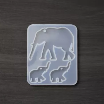 Matriță silicon elefant 3D