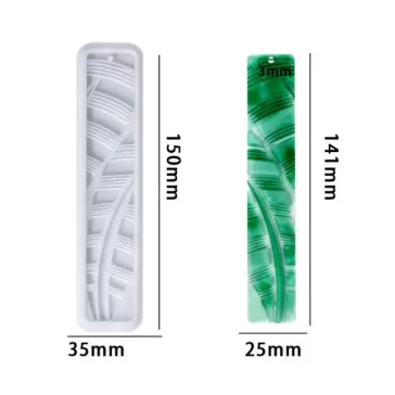 Matriță silicon semn de carte decorat