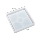 Matriță silicon suport holografic pătrat 2