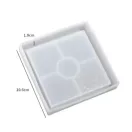 Matriță silicon suport holografic pătrat 3