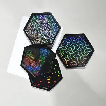 Matriță silicon suport holografic hexagon nr. 2
