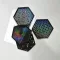 Matriță silicon suport holografic hexagon nr. 3