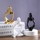 Matriță silicon om gânditor 3