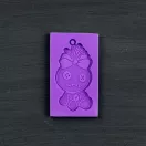 Matriță silicon fată voodoo pentru figurine