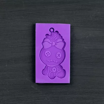 Matriță silicon fată voodoo pentru figurine